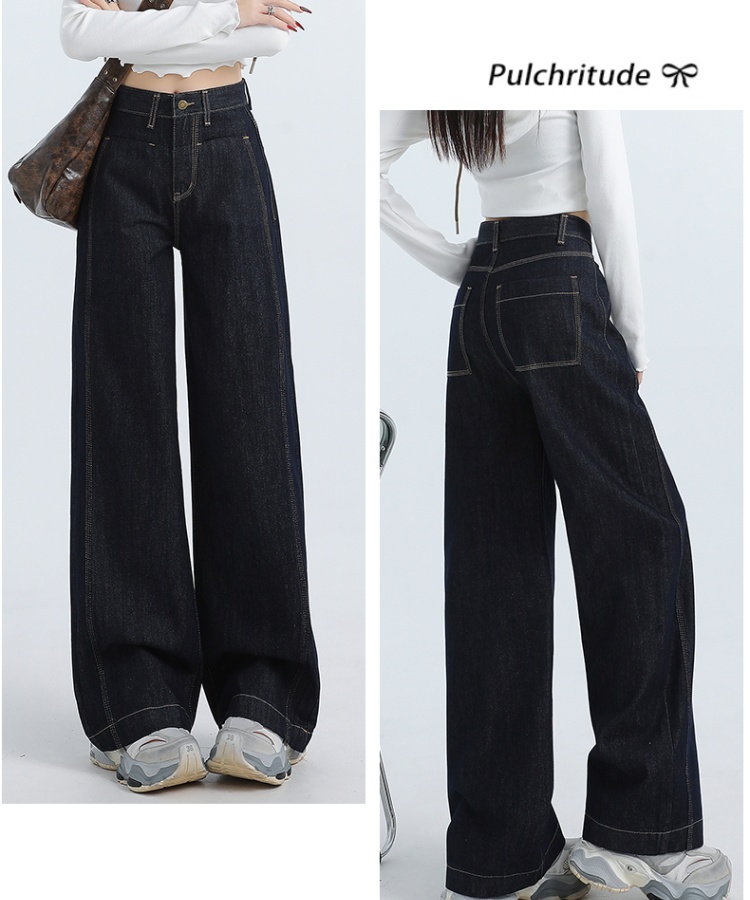 American style long pants mopping jeans for women