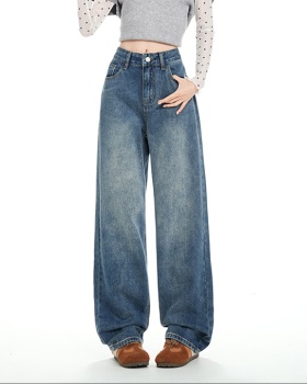 Nine tenths wide leg pants long pants