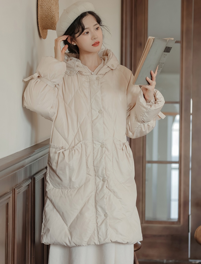 Winter sweet niche Korean style cotton coat for women