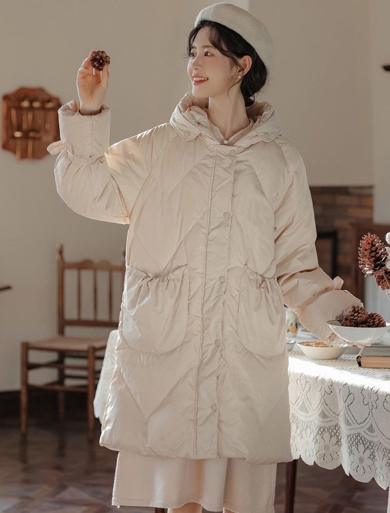 Winter sweet niche Korean style cotton coat for women