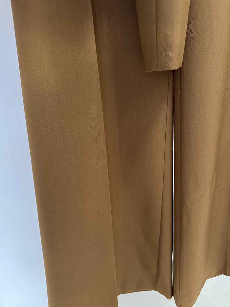 Buckle decoration simple fashion jacket 2pcs set