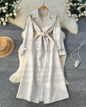 Bandage British style cardigan fashion niche windbreaker