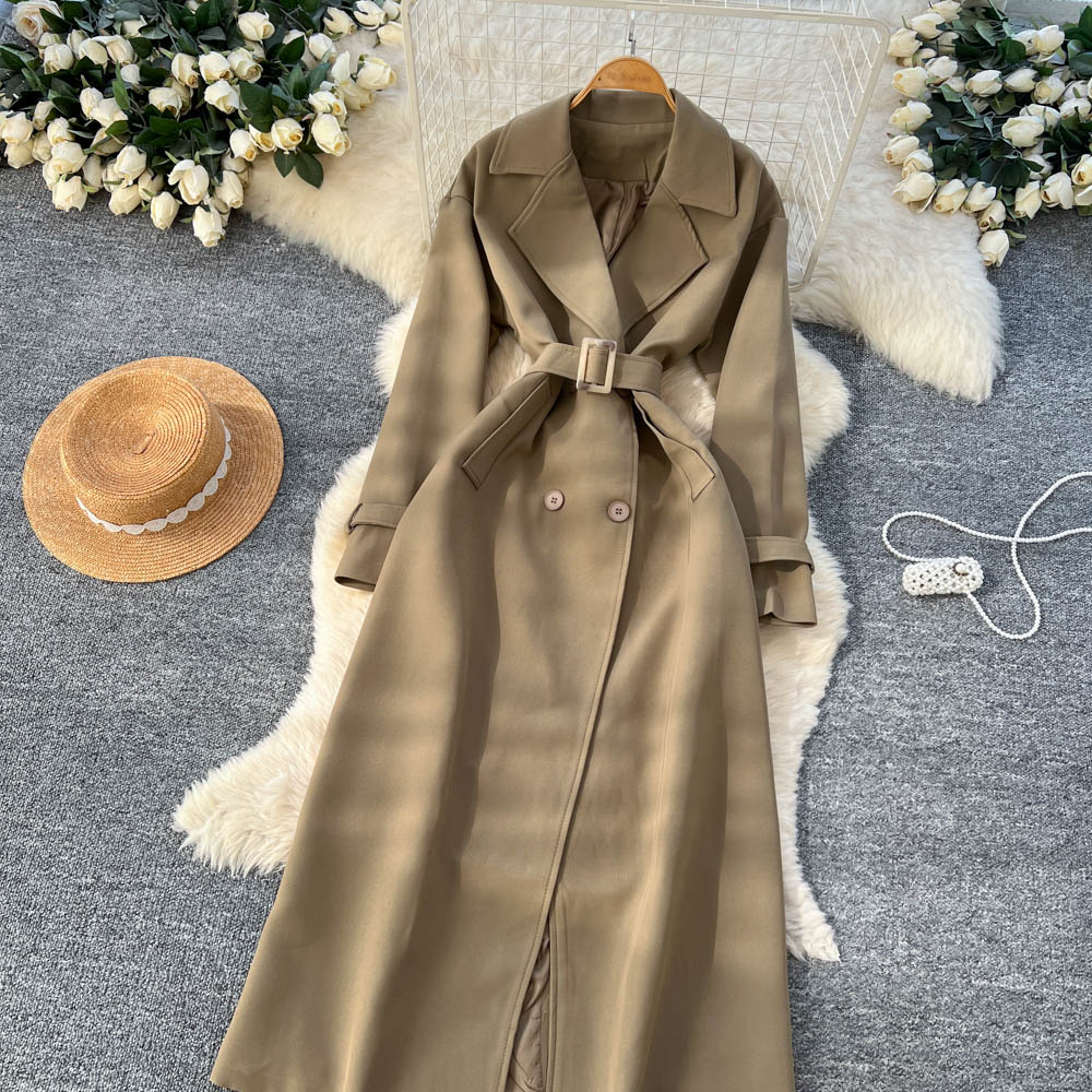 Bandage British style cardigan fashion niche windbreaker