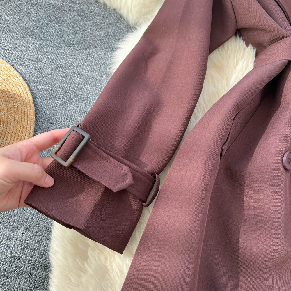 Bandage British style cardigan fashion niche windbreaker