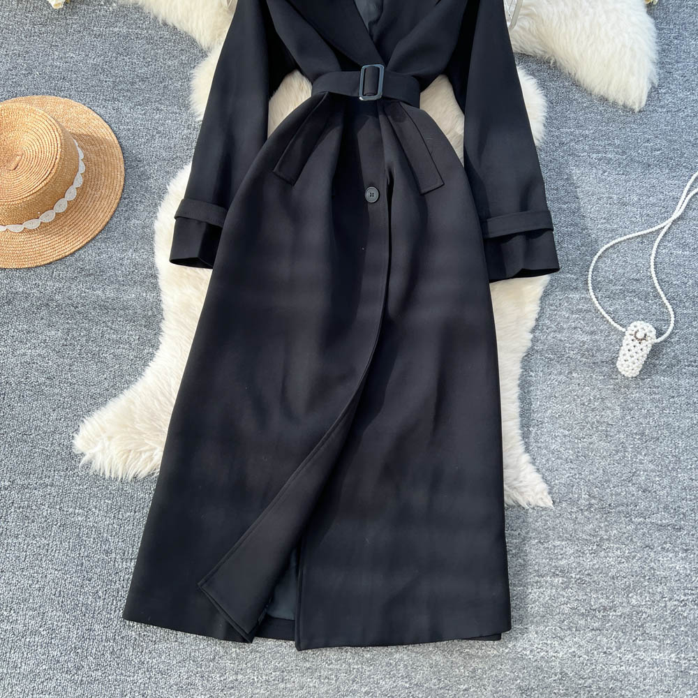 Bandage British style cardigan fashion niche windbreaker