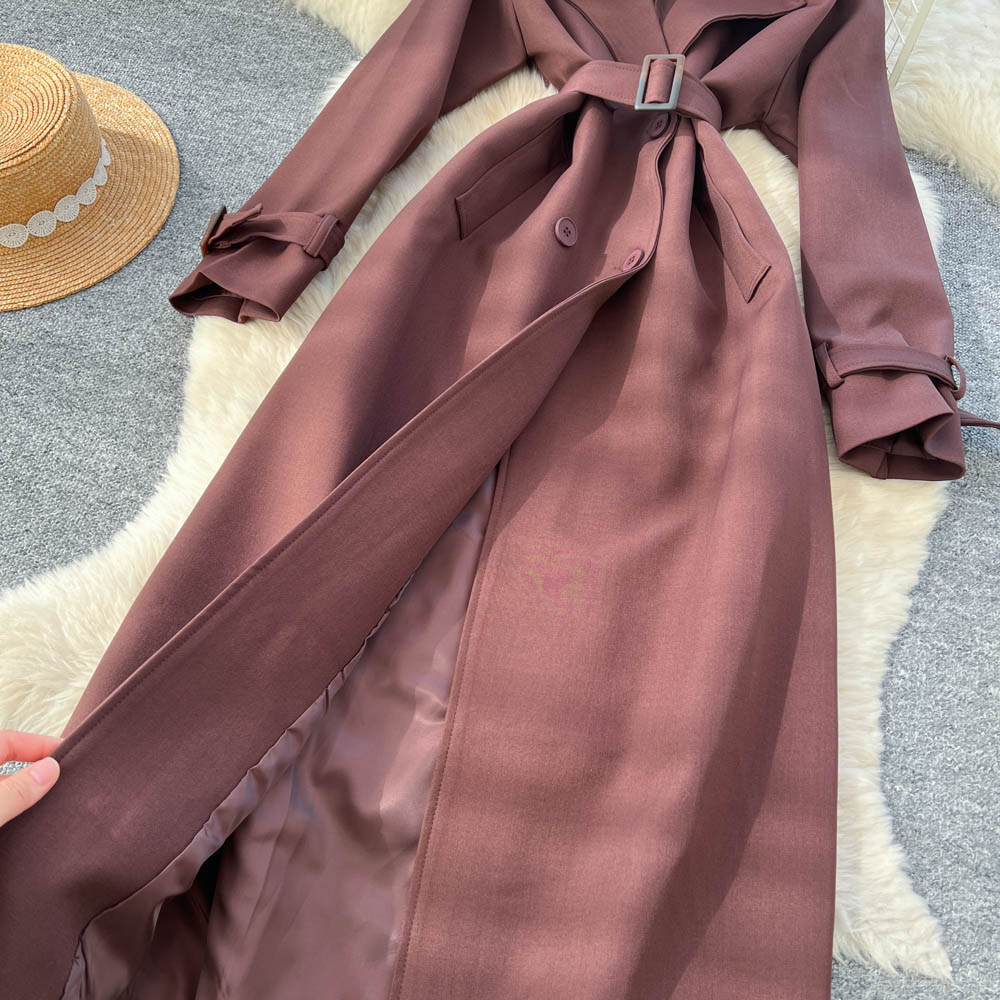 Bandage British style cardigan fashion niche windbreaker