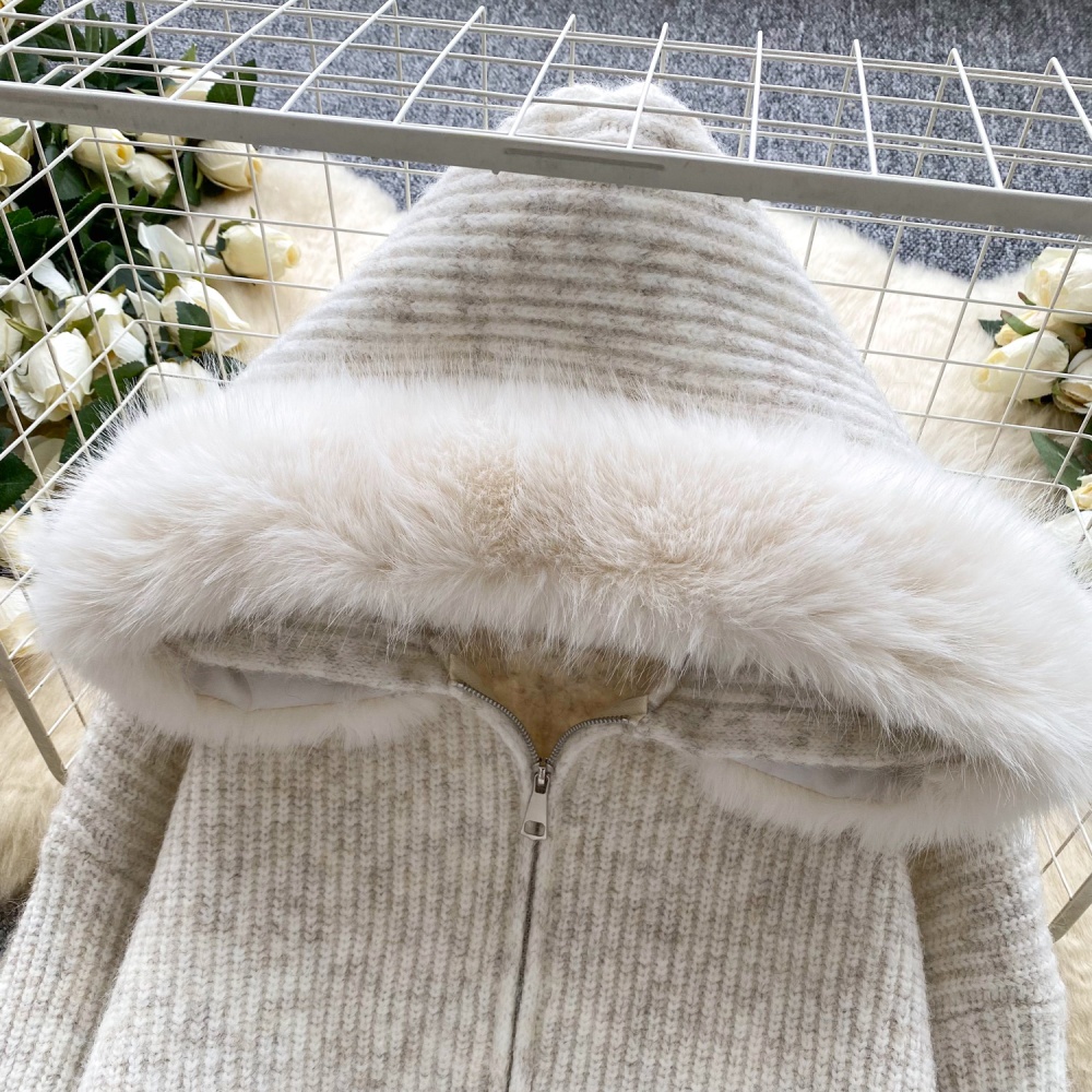 Long sleeve loose lazy sweater bow fashion Korean style coat