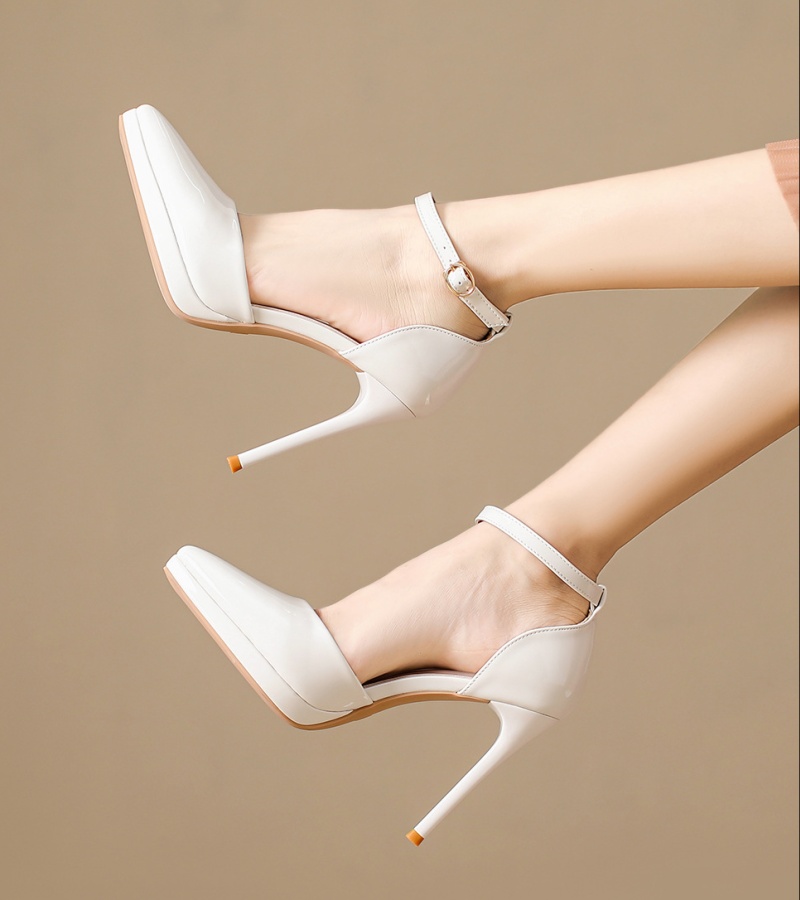 Pointed shoes fine-root high-heeled shoes
