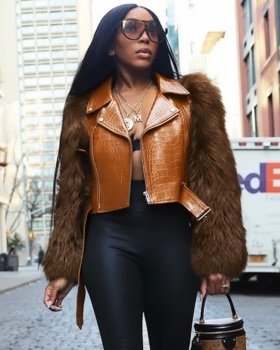 Locomotive street coat thermal tops for women