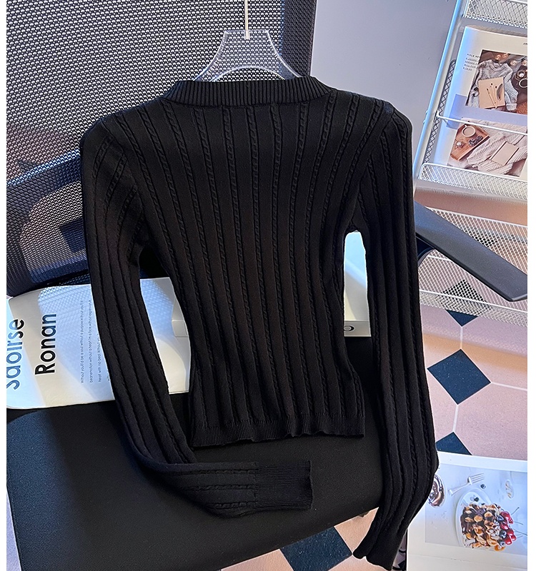 Spring tops all-match sweater