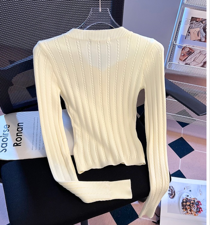 Spring tops all-match sweater