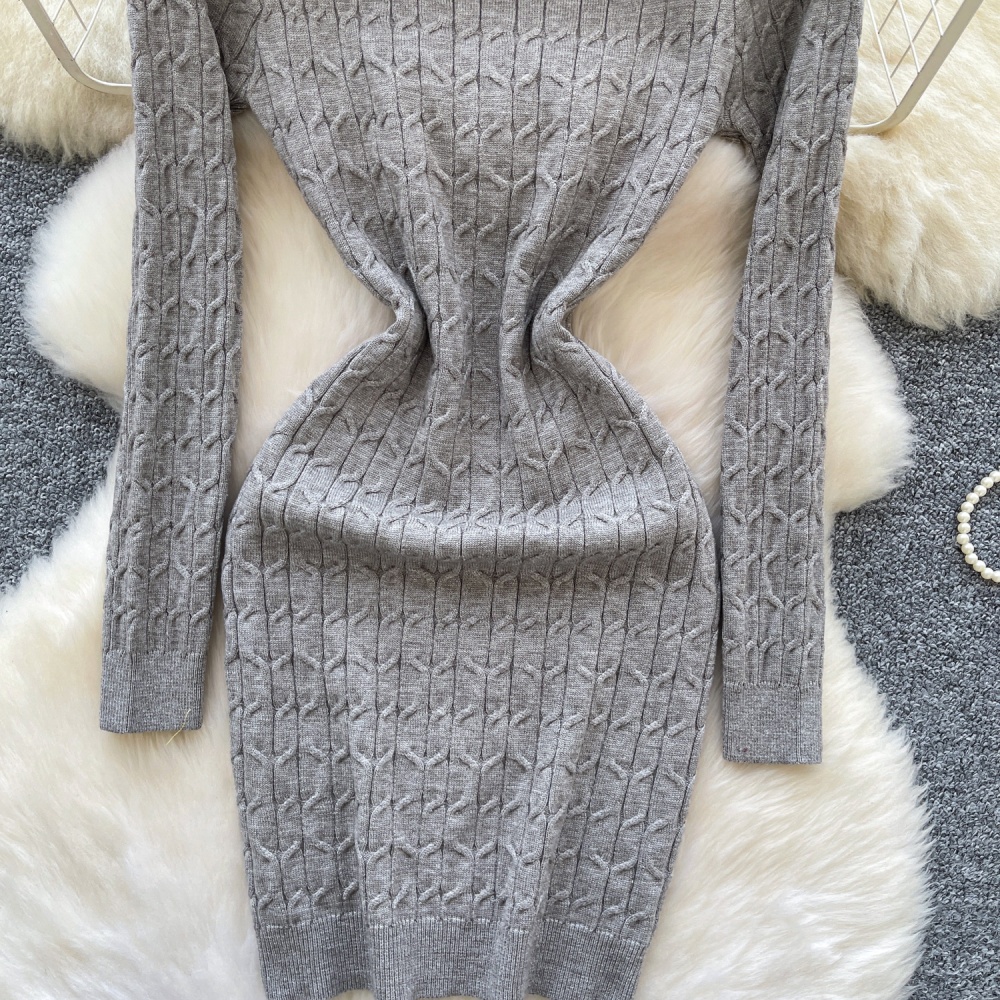 Twist pattern dress elasticity T-back for women