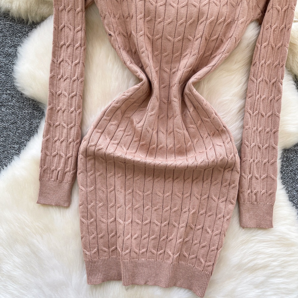 Twist pattern dress elasticity T-back for women