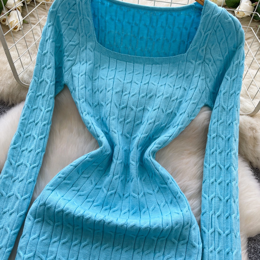 Twist pattern dress elasticity T-back for women