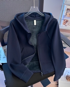 Splice hooded jacket pocket autumn and winter hoodie