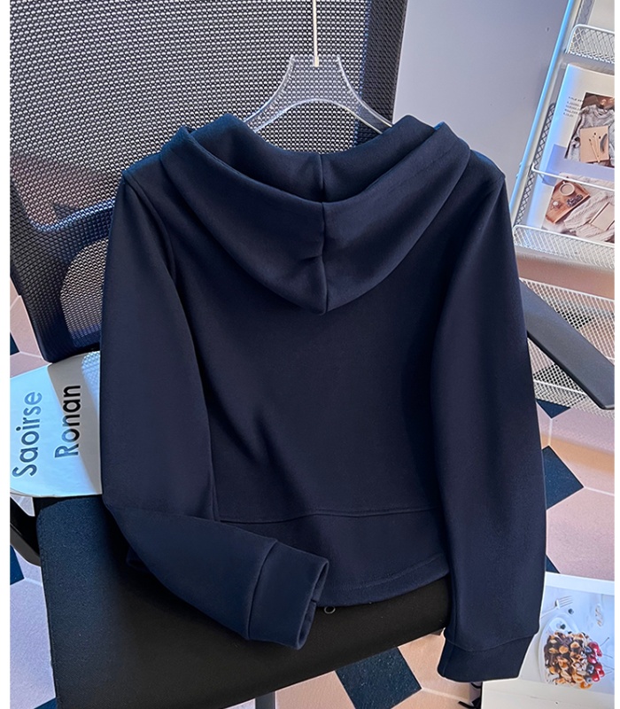 Splice hooded jacket pocket autumn and winter hoodie