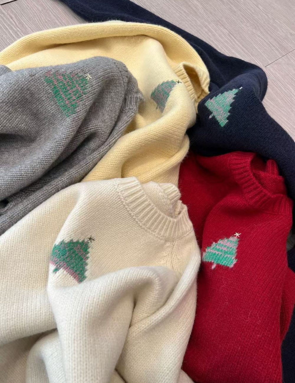 Jacquard loose sweater show young all-match tops for women