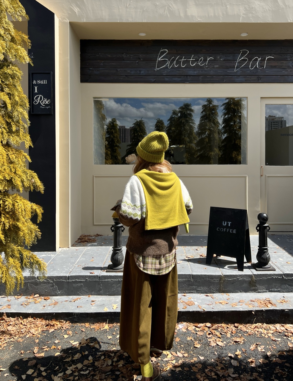 Jacquard knitted mixed colors pullover zip sweater