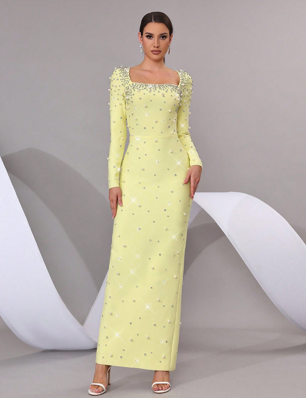 Luxurious long dress formal dress for women