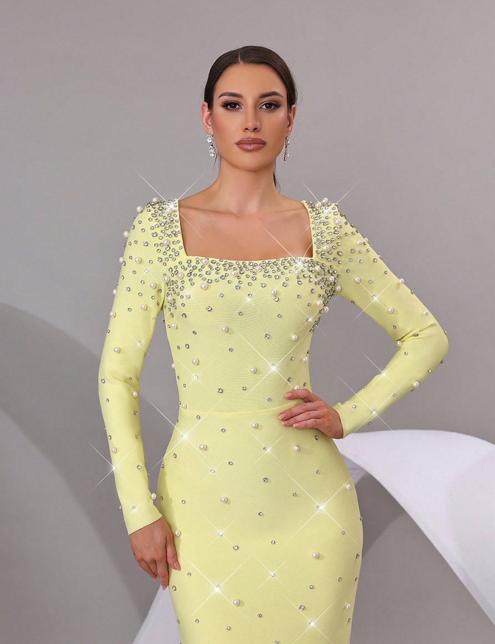 Luxurious long dress formal dress for women