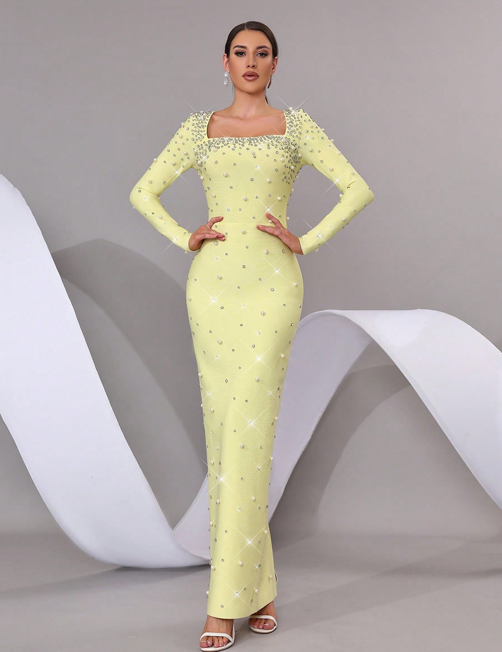 Luxurious long dress formal dress for women