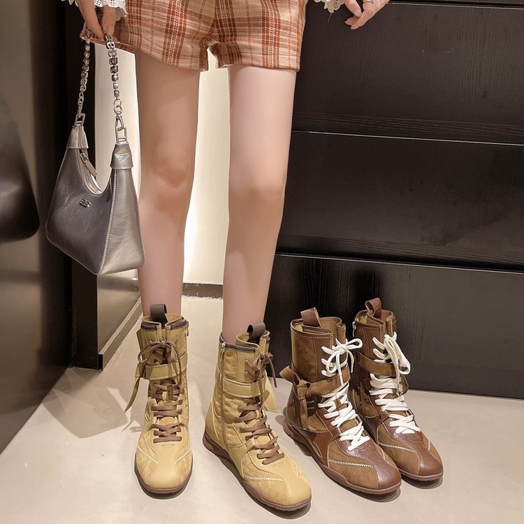 Side zipper women's boots martin boots for women