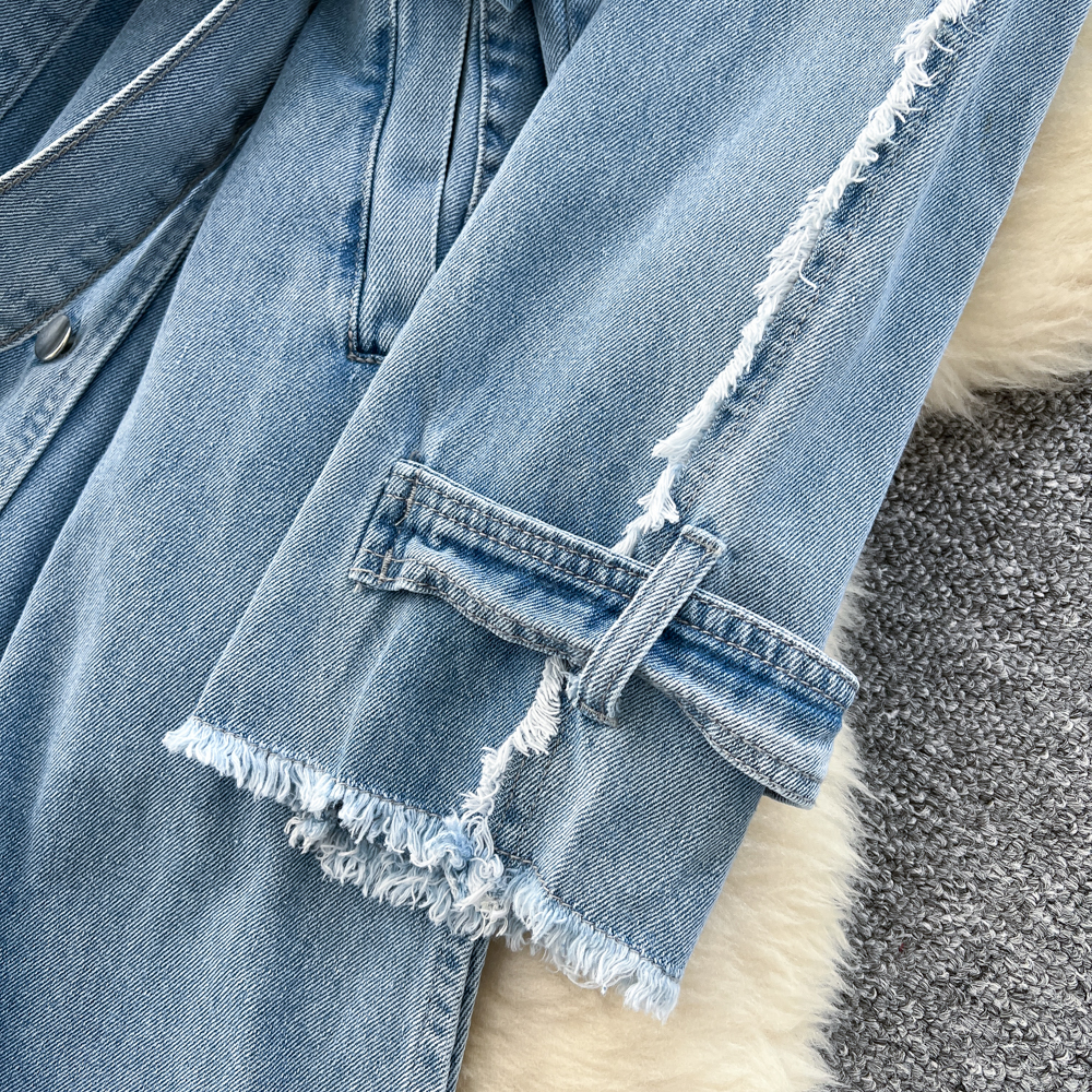 Bandage denim business suit fashion dress for women