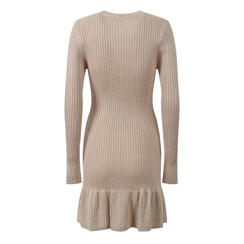 Autumn and winter France style breasted chanelstyle dress