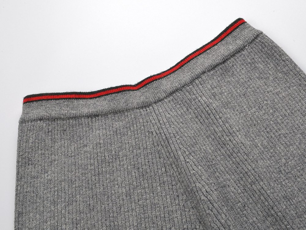 Fashion V-neck wide leg pants loose cardigan a set