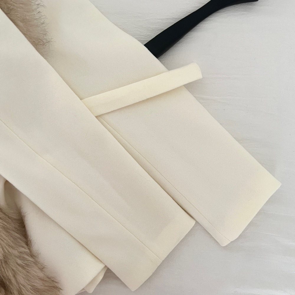 Slim winter coat Korean style fur coat for women