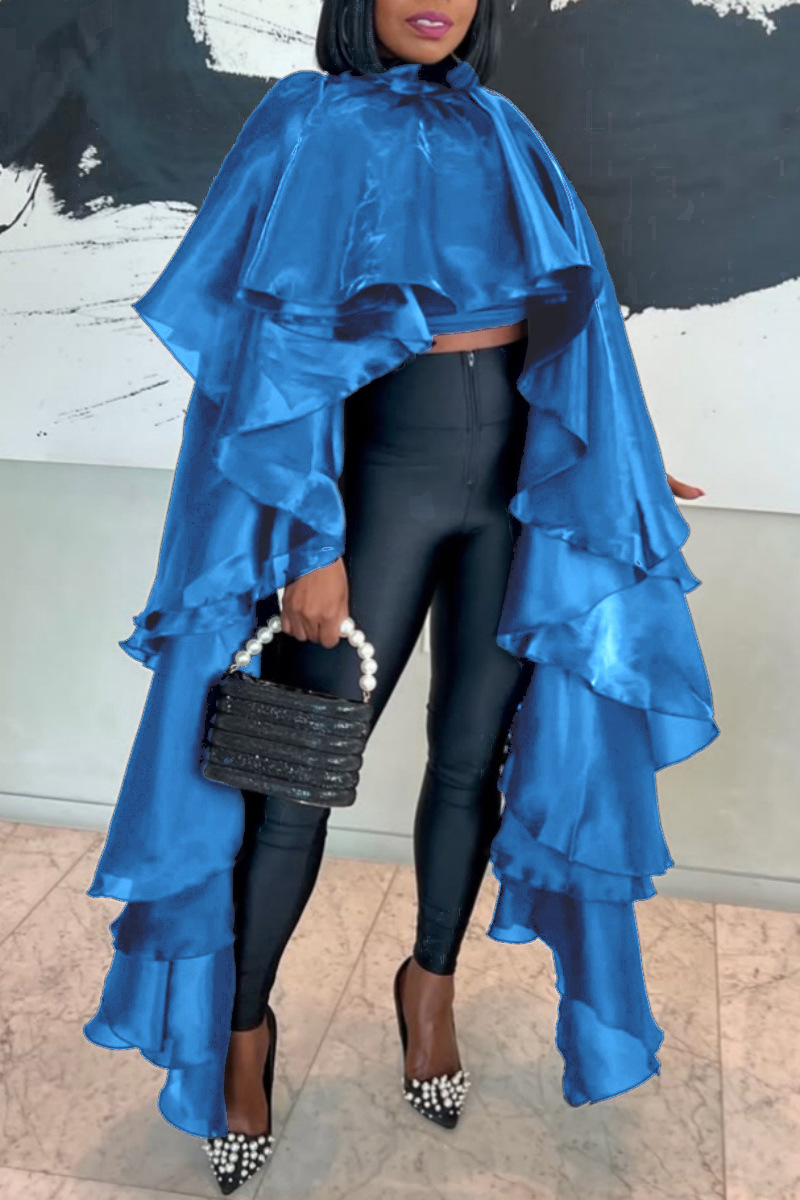 Pullover Casual sexy smock satin loose cloak