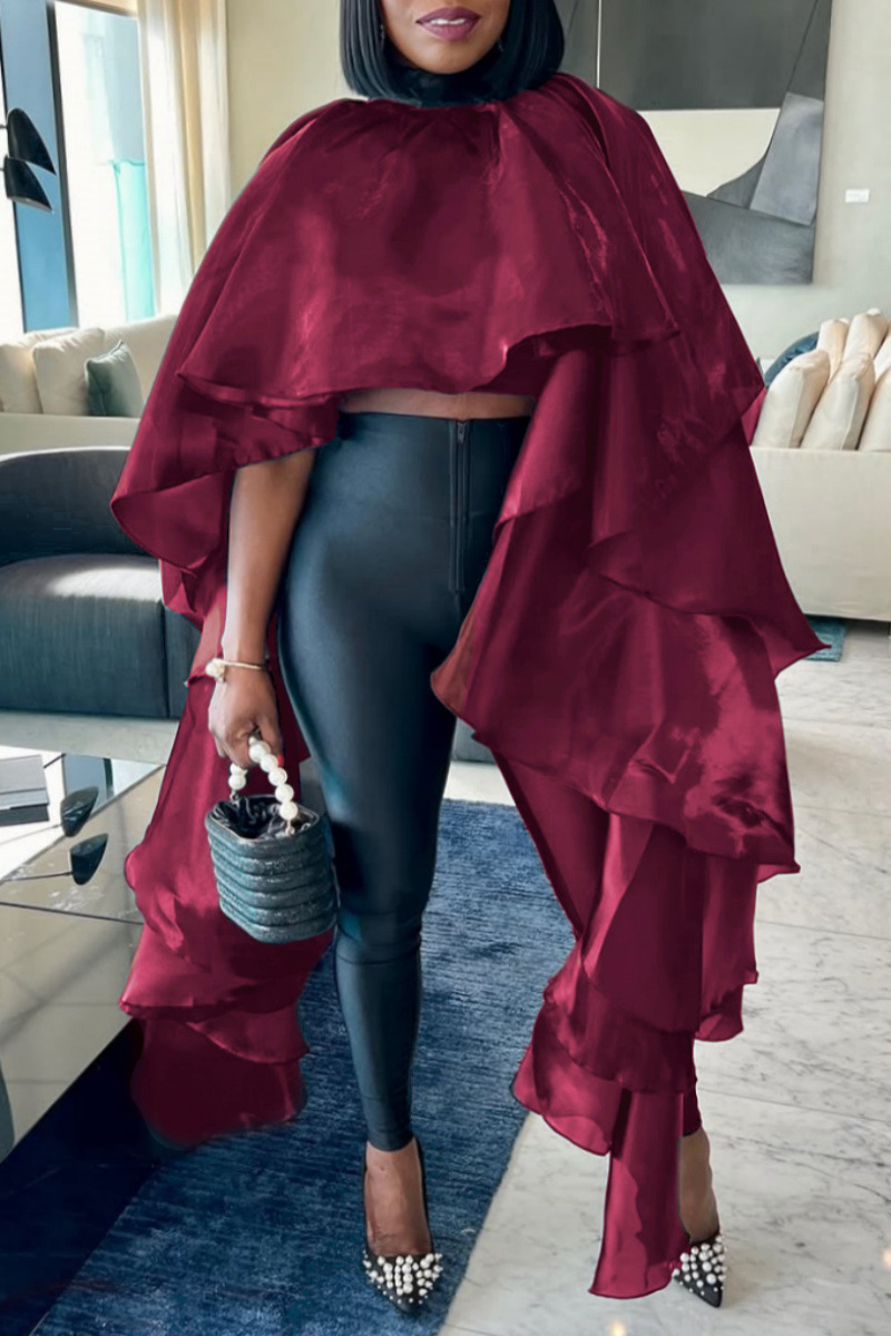 Pullover Casual sexy smock satin loose cloak