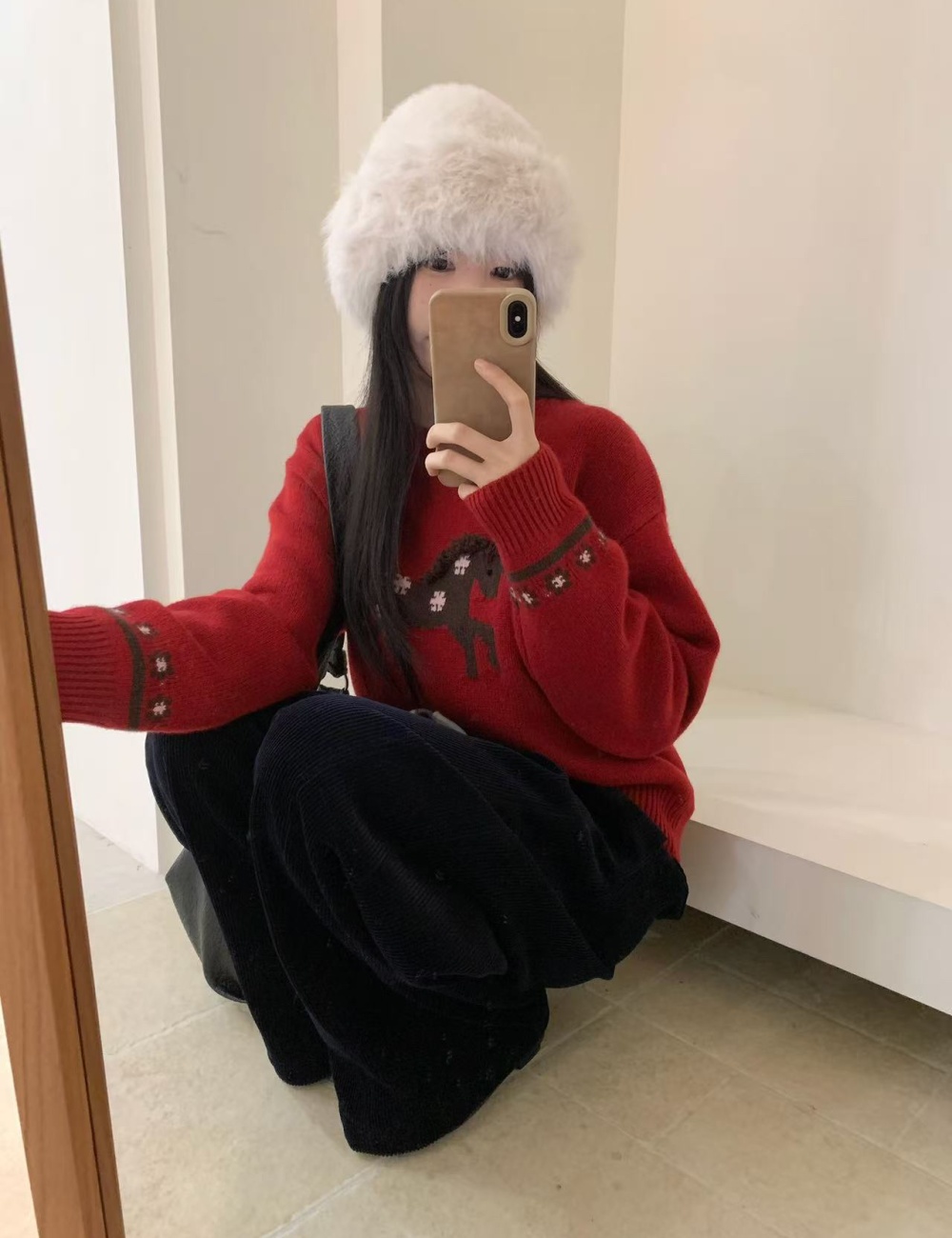 All-match autumn and winter Korean style wool sweater for women