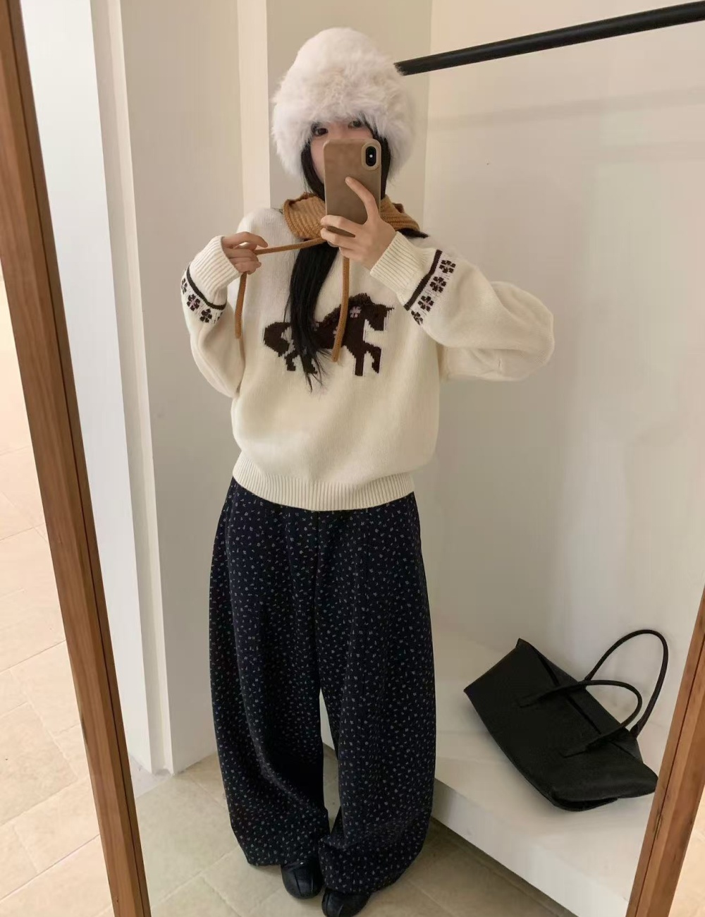 All-match autumn and winter Korean style wool sweater for women