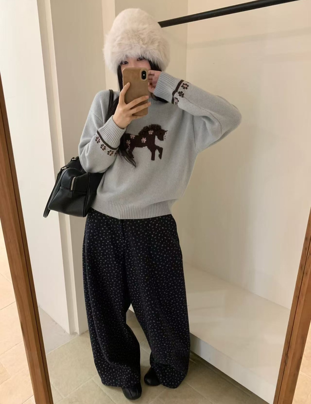 All-match autumn and winter Korean style wool sweater for women