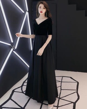 Korean style slim dress banquet fashion performance clothing