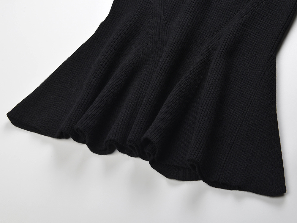 Diamond light luxury tops slim short skirt a set