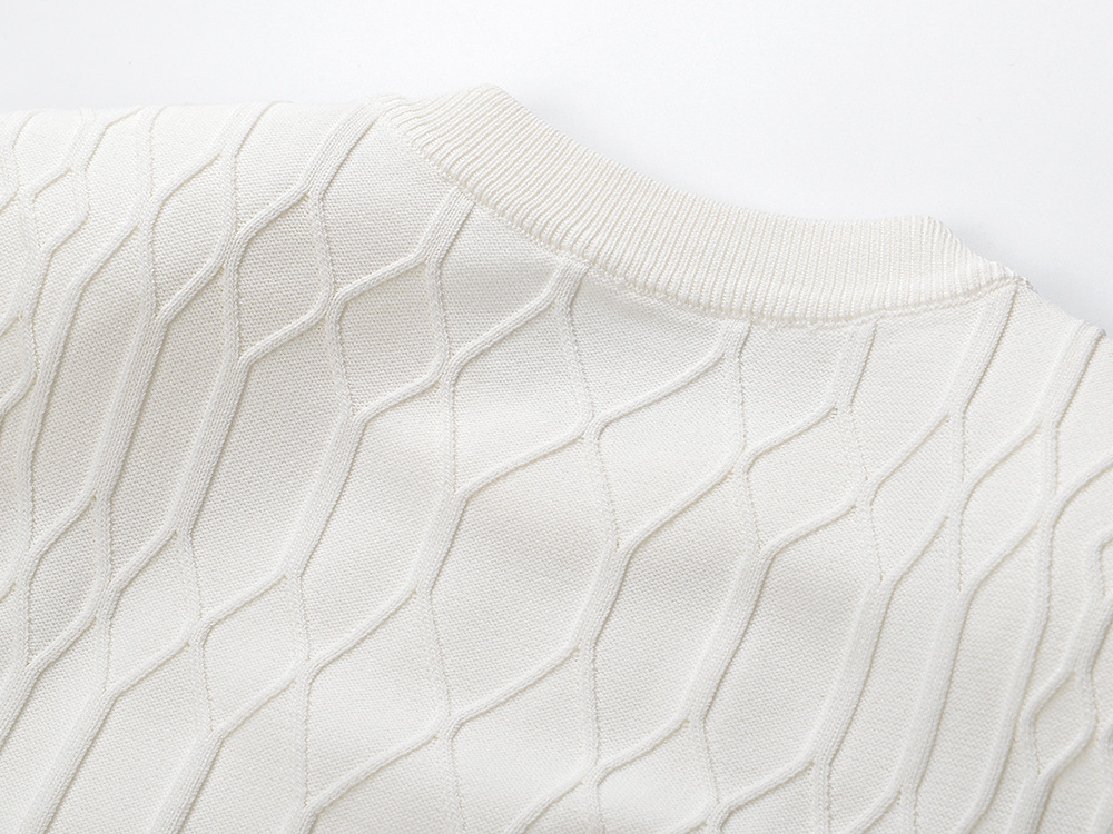 Quilted slim jacquard chanelstyle shoulder short sleeve dress