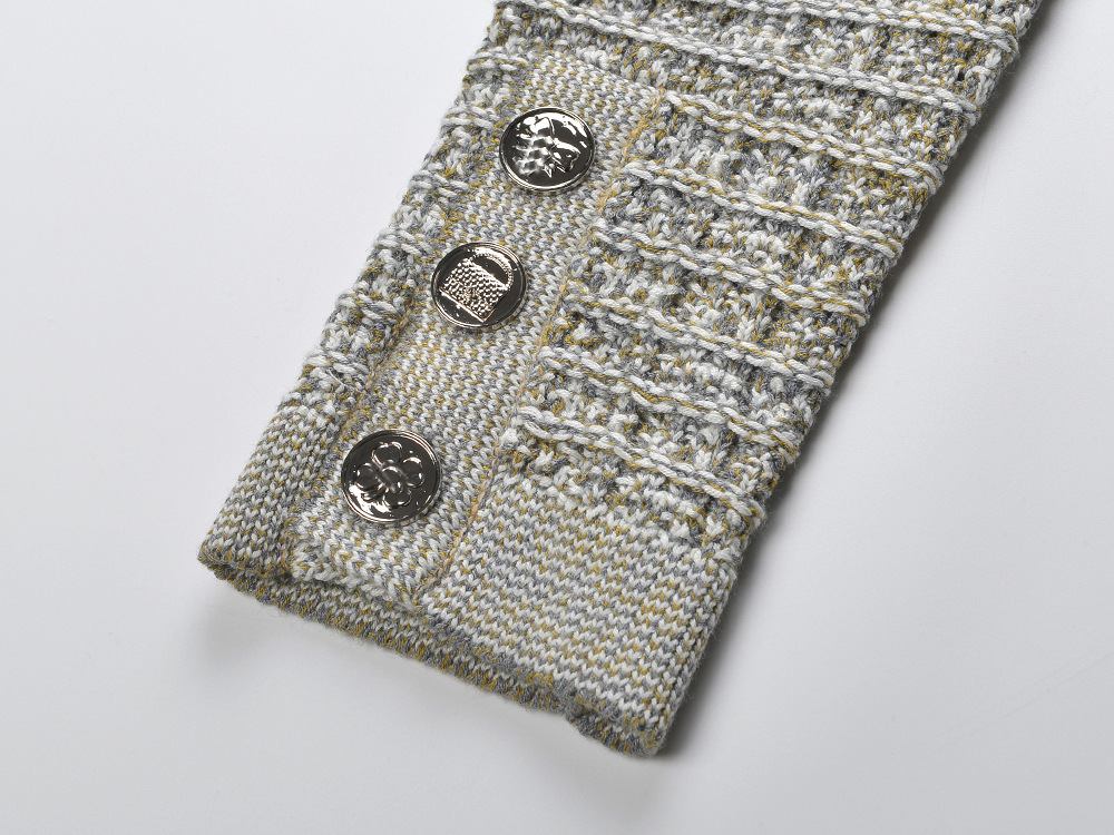 Fashion V-neck coat all-match autumn and winter cardigan