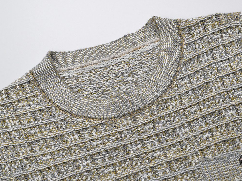 Plaid chanelstyle fashion round neck show young dress