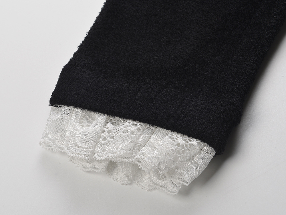 Buckle slim black tops temperament diamond belt