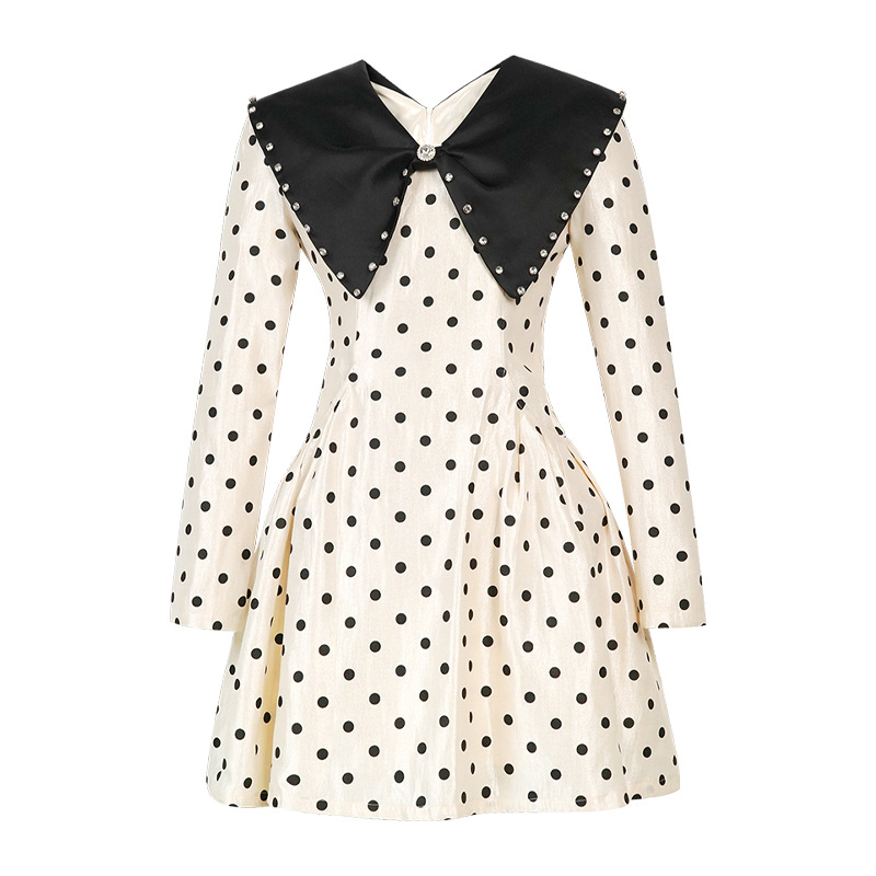 A-line thick and disorderly dress for women