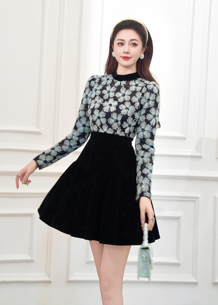 Colors autumn and winter dress for women