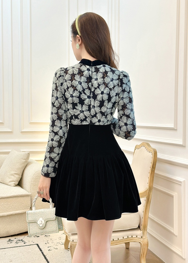 Colors autumn and winter dress for women