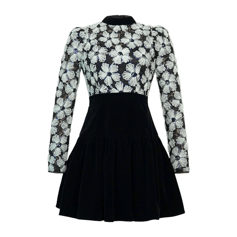 Colors autumn and winter dress for women