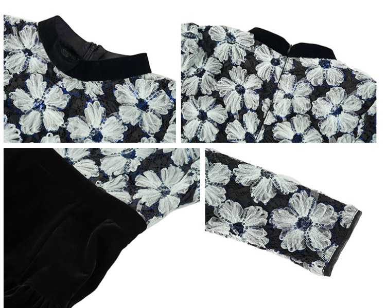 Colors autumn and winter dress for women