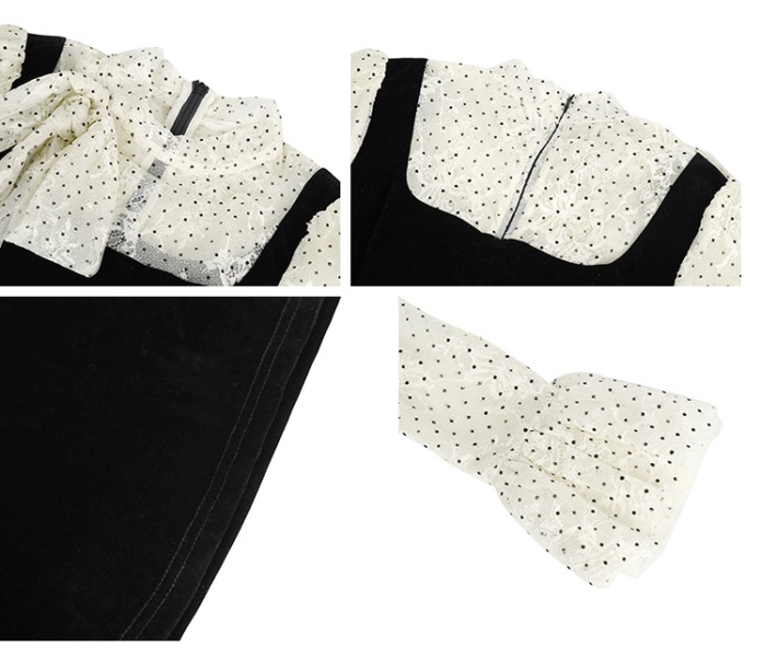 Strap ladies long dress velvet dress for women