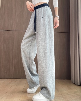 Autumn and winter wide leg pants all-match pants for women