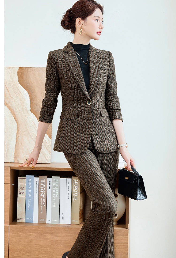 Temperament suit pants business suit a set for women