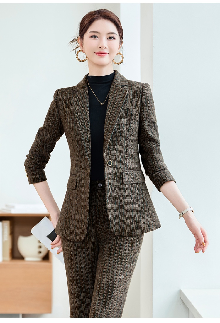 Temperament suit pants business suit a set for women